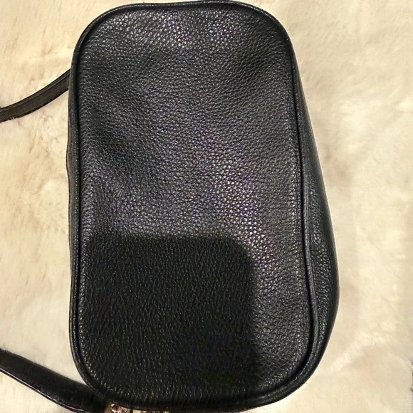 Michael Kors Black Leather Small Crossbody with Gold Hardware - Picture 7 of 7